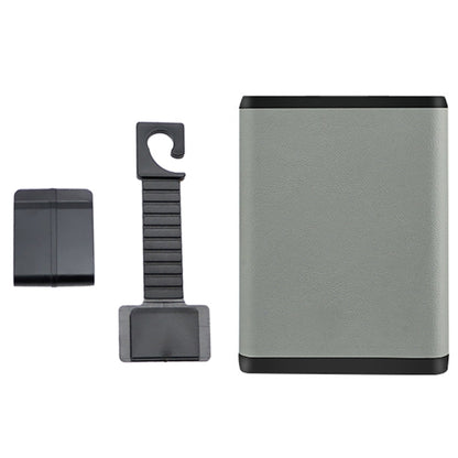 Multifunctional Car Dustbin Car Seatback Door Hanging Storage Box(Gray) by buy2fix
