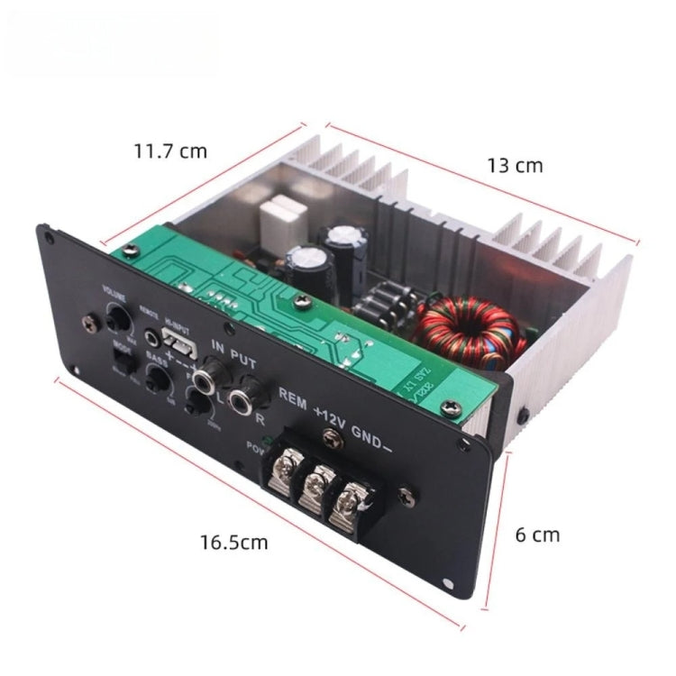 24V Car Audio Modification Ultra-thin Subwoofer Audio Amplifier Board RMS80W - Car Amplifiers by buy2fix | Online Shopping UK | buy2fix