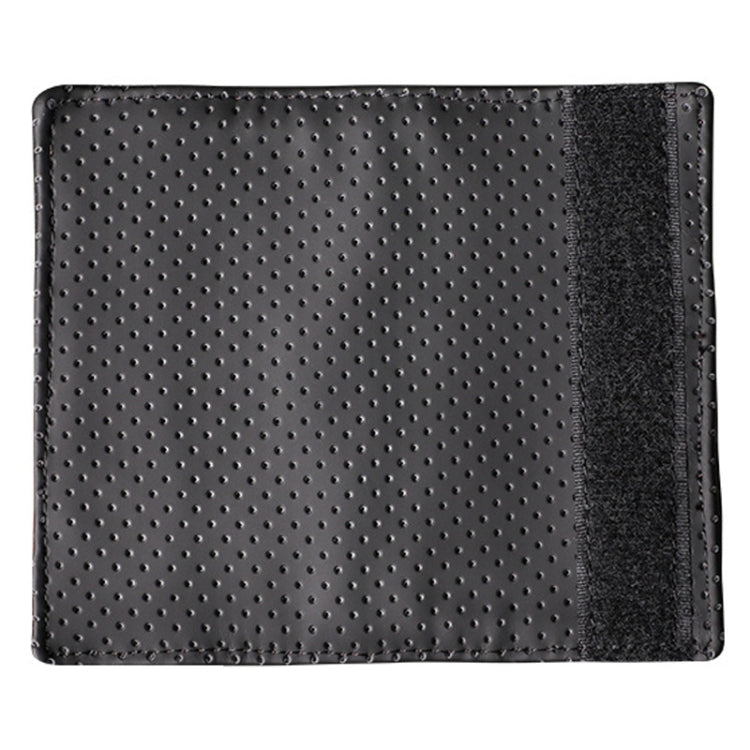 1pair Car Door Handle Decorative Anti-Scratch Cover Car Slippery Leather Inner Door Handle Protective Cover(Brown) by buy2fix