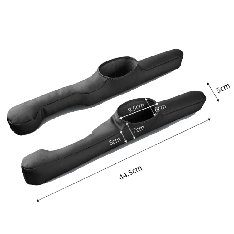 1pair Car Seat Storage Organizer Seat Anti Leakage Seam Fillers(Dark Coffee) by buy2fix