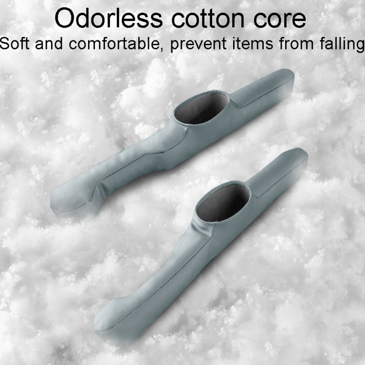 1pair Car Seat Storage Organizer Seat Anti Leakage Seam Fillers(Gray) by buy2fix