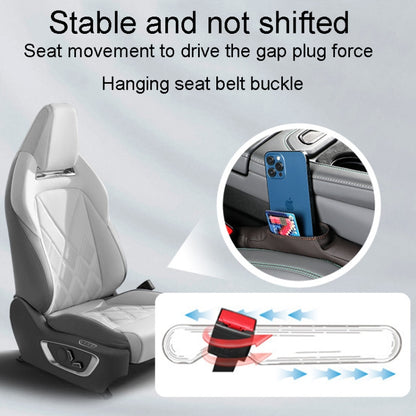 1pair Car Seat Storage Organizer Seat Anti Leakage Seam Fillers(Gray) by buy2fix