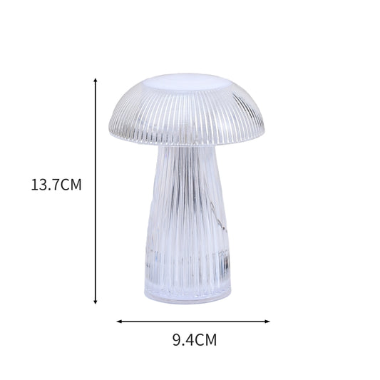 Mushroom Ambient Light Electronic Jellyfish Table Lamp Bedside Night Light 9.4 x 13.7cm(Warm White) - Night Lights by buy2fix | Online Shopping UK | buy2fix