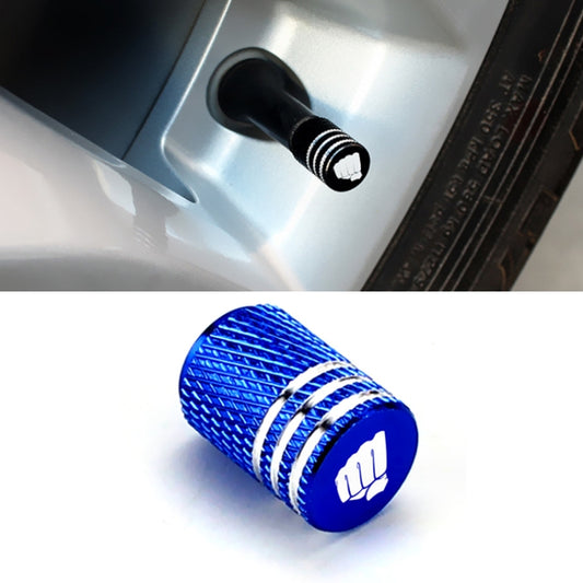 Laser Power Gesture Motivational Fist Car Tire Valve Cap, Specification: Blue - Tire Valve Caps by buy2fix | Online Shopping UK | buy2fix