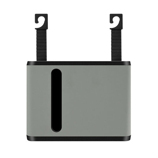 Car Seat Back Hanging Tissue Storage Box(Grey) by buy2fix