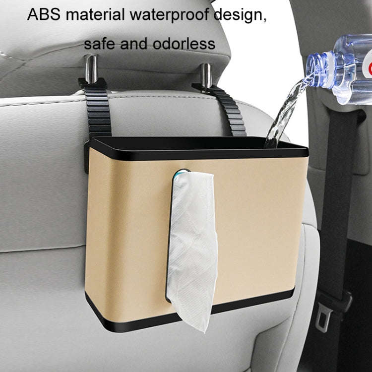 Car Seat Back Hanging Tissue Storage Box(Grey) by buy2fix
