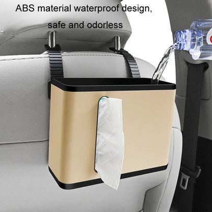 Car Seat Back Hanging Tissue Storage Box(Grey) by buy2fix
