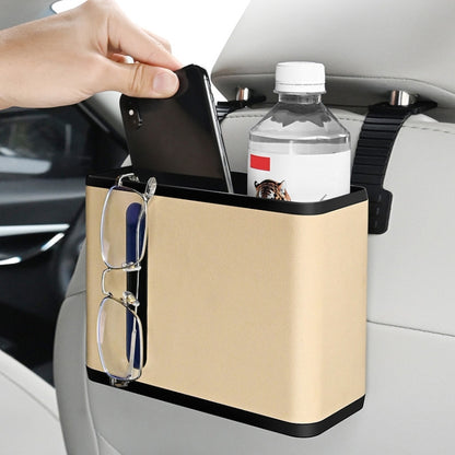 Car Seat Back Hanging Tissue Storage Box(Black) by buy2fix