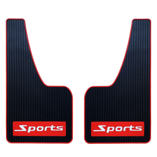2pcs Car Tire Mud Flap Modification Plastic Anti-Splash Mud Flap, Style: Large Sports