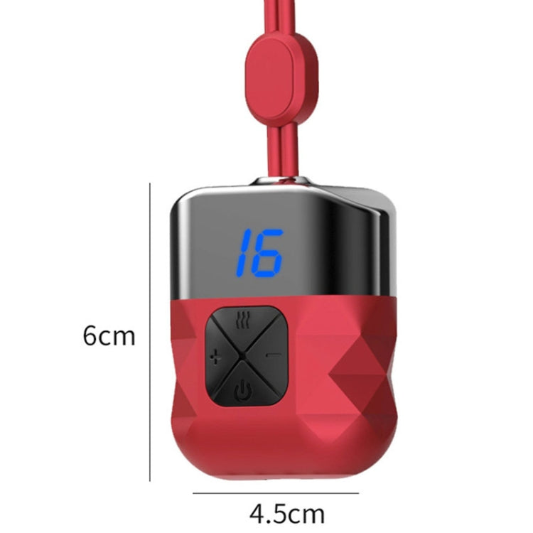 Mini Hanging Neck EMS Pulse Cervical Massager Shoulder and Neck Physiotherapy Instrument(Red) - Massage & Relaxation by buy2fix | Online Shopping UK | buy2fix