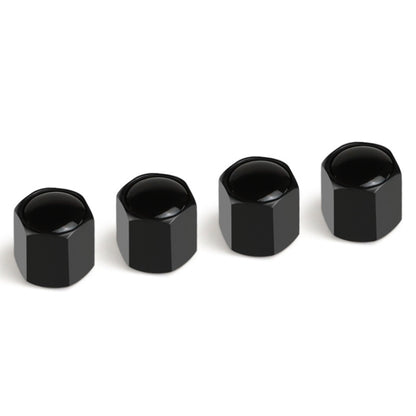 4pcs /Set Car Tire Labeling Valve Cover Motorcycle Auto Valve Core Caps(Black) - Tire Valve Caps by buy2fix | Online Shopping UK | buy2fix