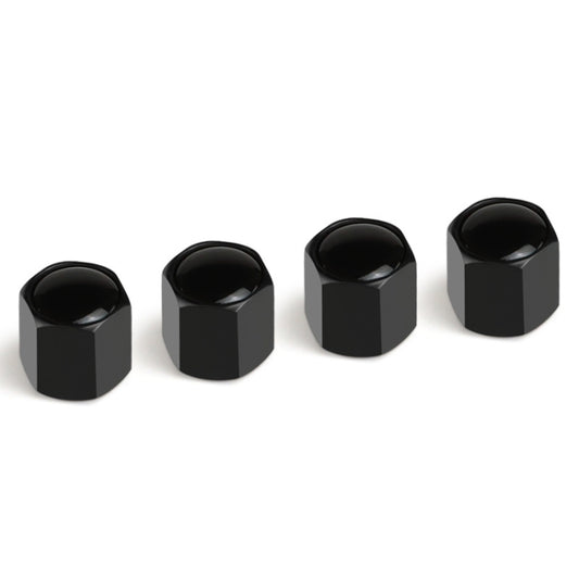 4pcs /Set Car Tire Labeling Valve Cover Motorcycle Auto Valve Core Caps(Black) - Tire Valve Caps by buy2fix | Online Shopping UK | buy2fix