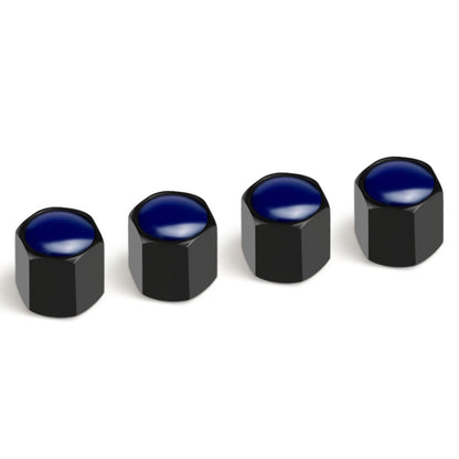 4pcs /Set Car Tire Labeling Valve Cover Motorcycle Auto Valve Core Caps(Blue) - Tire Valve Caps by buy2fix | Online Shopping UK | buy2fix