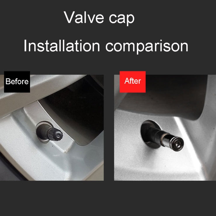 4pcs /Set Sport Anti-Theft Car Tire Valve Caps Universal Valve Cover With Wrench(Colorful) by buy2fix