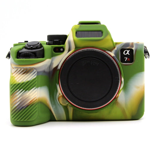For Sony A7RV Mirrorless Camera Protective Silicone Case, Color: Camouflage by buy2fix