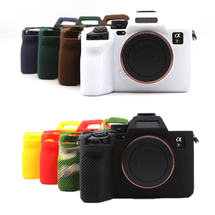 For Sony A7RV Mirrorless Camera Protective Silicone Case, Color: Black by buy2fix
