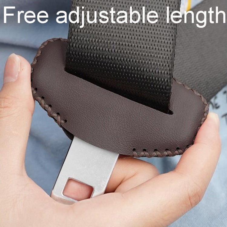 For BMW 1pair Seatbelt Insert Protector Bumper Belt Chuck Decoration(Black) by buy2fix