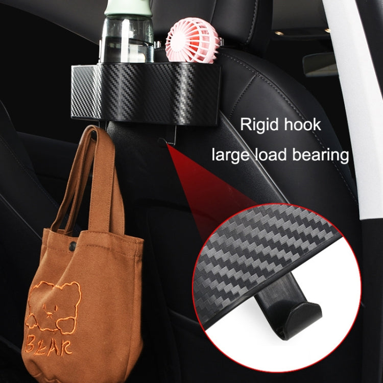 Car Seat Back Storage Box Rear Hanging Cup Holder(Black) by buy2fix