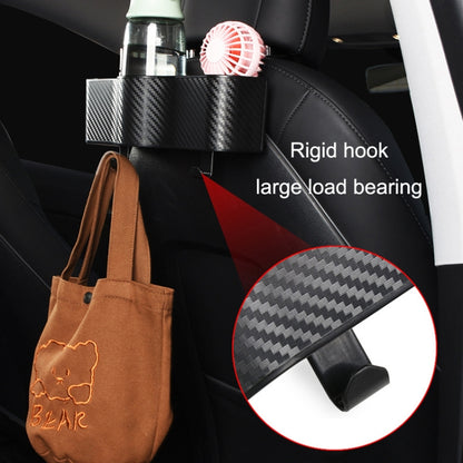 Car Seat Back Storage Box Rear Hanging Cup Holder(Black) by buy2fix