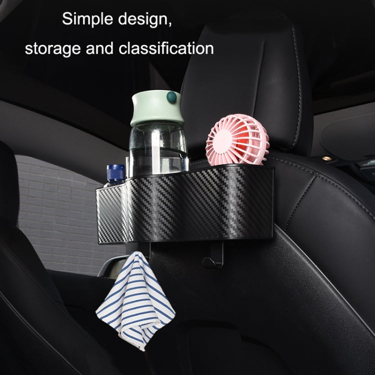Car Seat Back Storage Box Rear Hanging Cup Holder(Black) by buy2fix