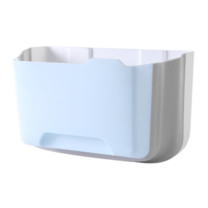 Foldable Car Bin Dual-Use Dustbin Organizer For Home And Car(Light Blue) by buy2fix