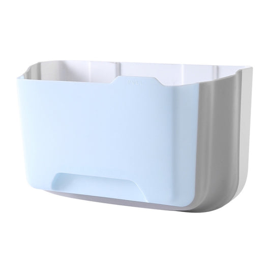 Foldable Car Bin Dual-Use Dustbin Organizer For Home And Car(Light Blue) by buy2fix