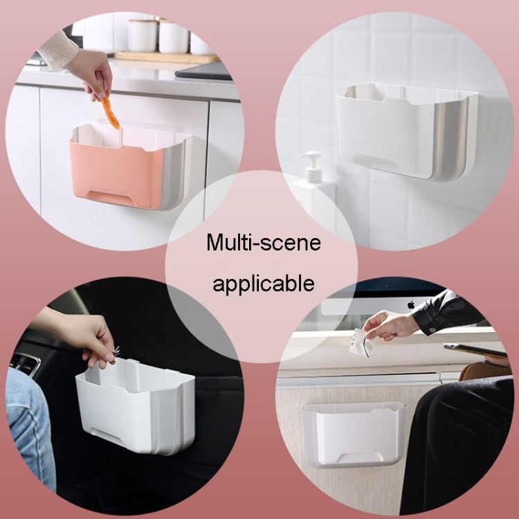 Foldable Car Bin Dual-Use Dustbin Organizer For Home And Car(Light Pink) by buy2fix
