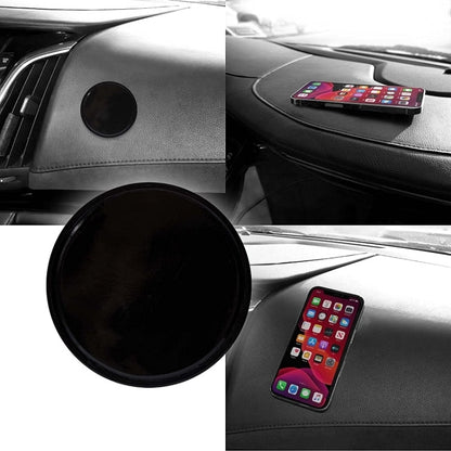 10pcs 8cm Vehicle Round Strong Sticky Non-slip PU Mat by buy2fix