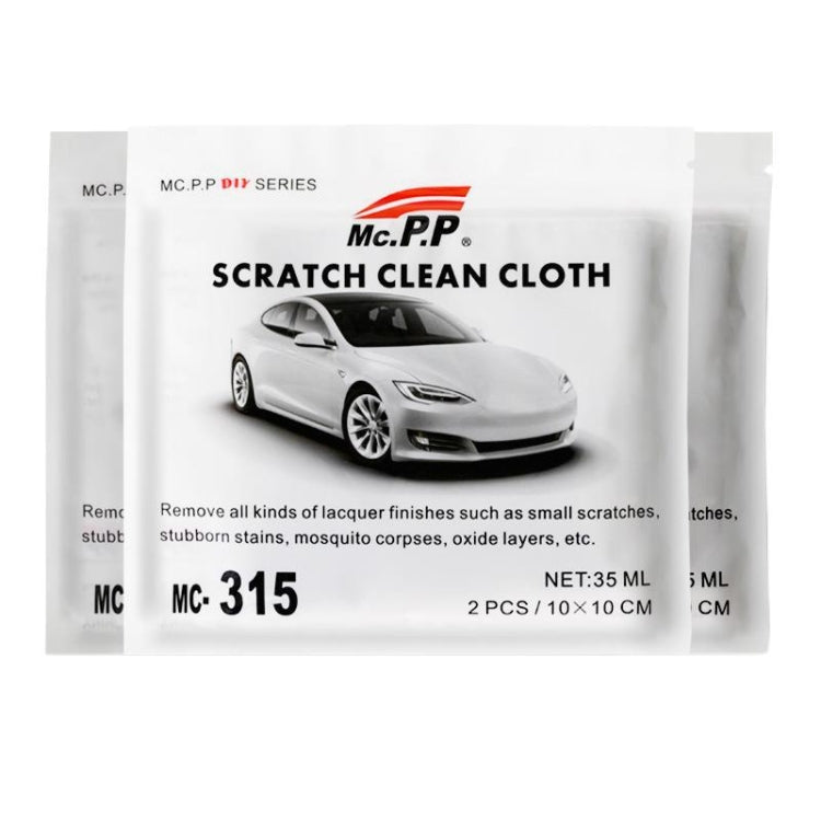 MCPP 2pcs /Pack Car Scratches Abrasive Cloth Automotive Scratch Removal And Repair Wipe(Gray) - Car washing supplies by MCPP | Online Shopping UK | buy2fix