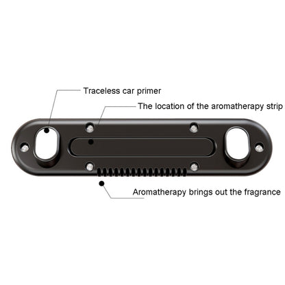 Car Temporary Parking Plate With Aroma Diffuser Moving Car Phone Number Plate Box Packing(Beige) by buy2fix