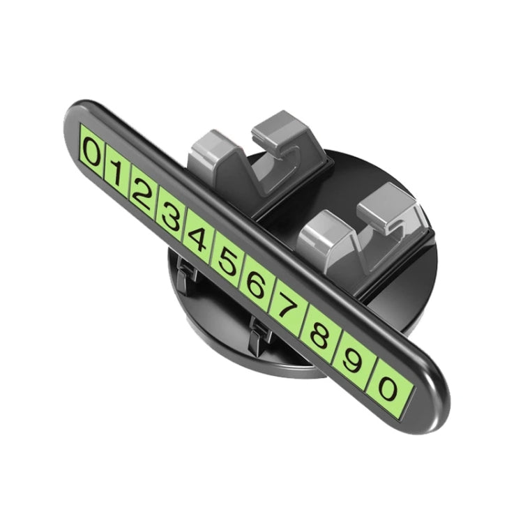 Car Dashboard Automotive Cell Phone Holder Temporary Parking Sign 2 In 1(Gray) by buy2fix