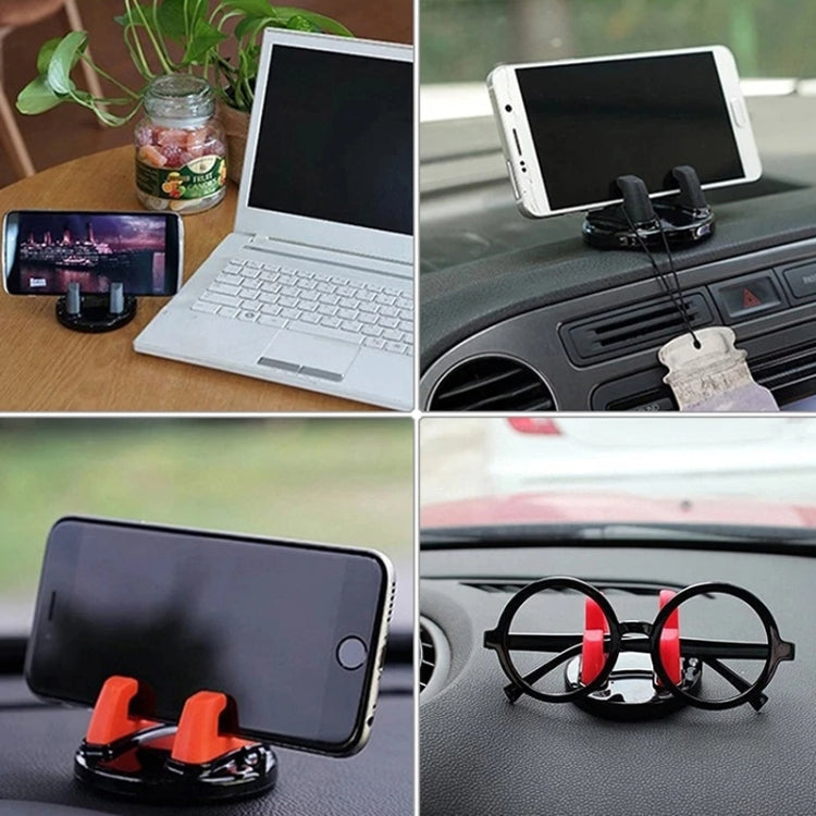 Car Dashboard Automotive Cell Phone Holder Temporary Parking Sign 2 In 1(Black) by buy2fix