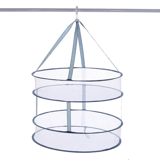 Foldable Drying Clothes Net Hanging Sweater Drying Rack, Spec: 51cm 2 Layers - Storage Bags by buy2fix | Online Shopping UK | buy2fix