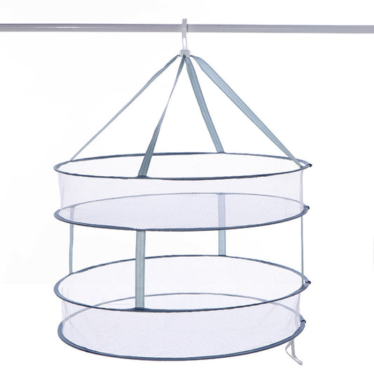 Foldable Drying Clothes Net Hanging Sweater Drying Rack, Spec: 61cm 2 Layers - Storage Bags by buy2fix | Online Shopping UK | buy2fix