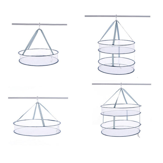 Foldable Drying Clothes Net Hanging Sweater Drying Rack, Spec: 51cm 2 Layers - Storage Bags by buy2fix | Online Shopping UK | buy2fix