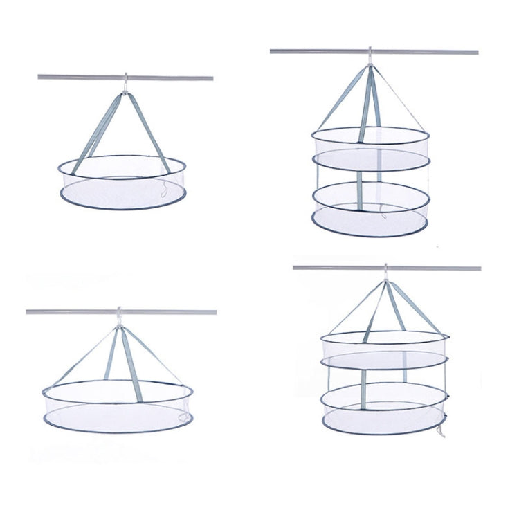 Foldable Drying Clothes Net Hanging Sweater Drying Rack, Spec: 61cm 2 Layers - Storage Bags by buy2fix | Online Shopping UK | buy2fix