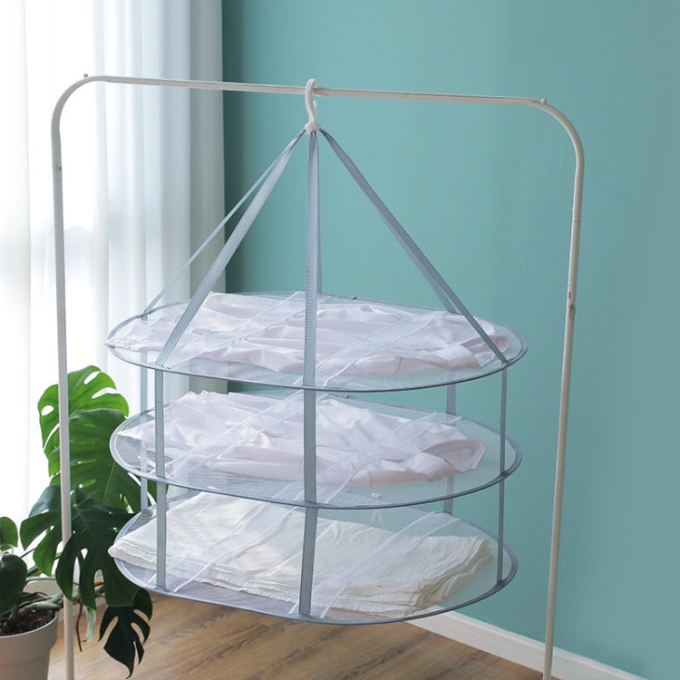 Foldable Drying Clothes Net Hanging Sweater Drying Rack, Spec: 61 x 76cm 1 Layer - Storage Bags by buy2fix | Online Shopping UK | buy2fix