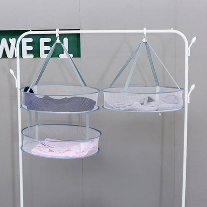 Foldable Drying Clothes Net Hanging Sweater Drying Rack, Spec: 61cm 2 Layers - Storage Bags by buy2fix | Online Shopping UK | buy2fix