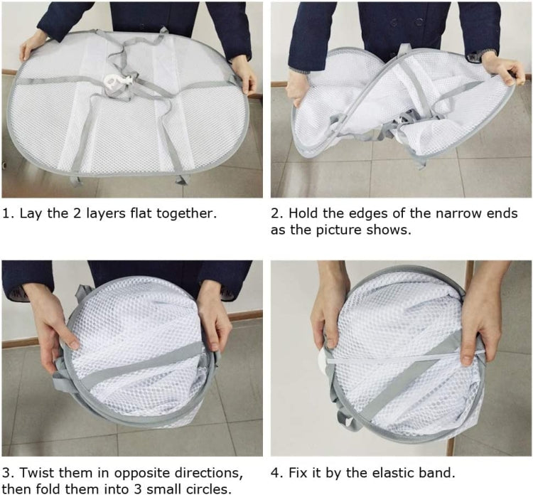 Foldable Drying Clothes Net Hanging Sweater Drying Rack, Spec: 61 x 76cm 1 Layer - Storage Bags by buy2fix | Online Shopping UK | buy2fix