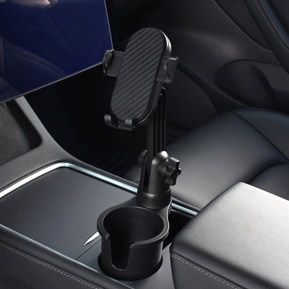 Car Centre Navigation Mobile Phone Holder 360 Rotating Water Cup Holder, Size: Small by buy2fix