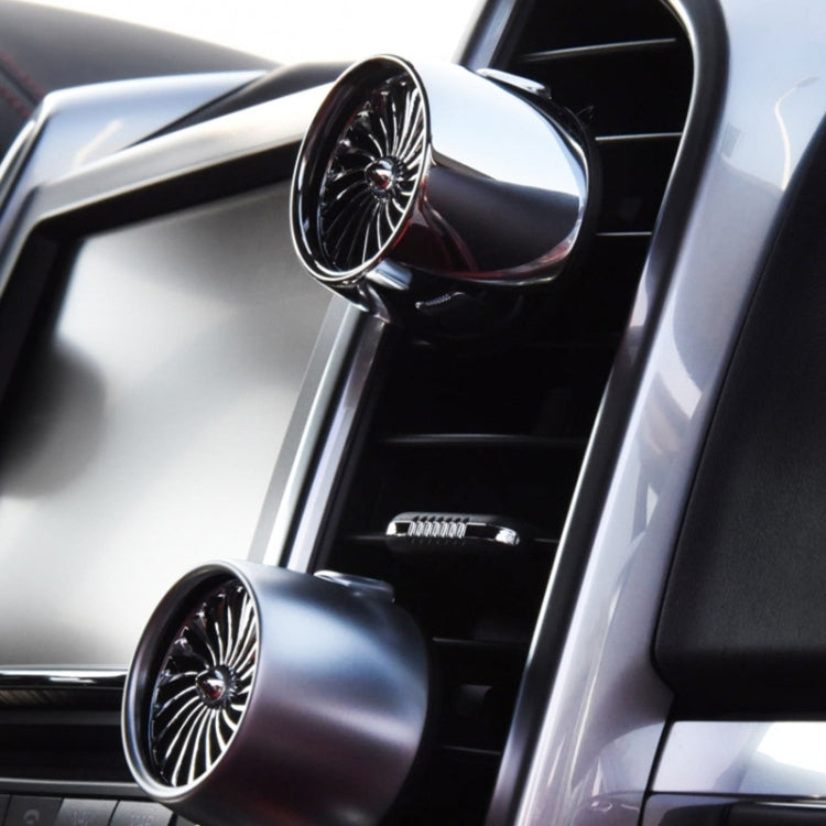 Car Fragrance Super Engine Car Air Conditioning Aroma Diffuser Outlet Ornament, Model: Golden Blue Light by buy2fix