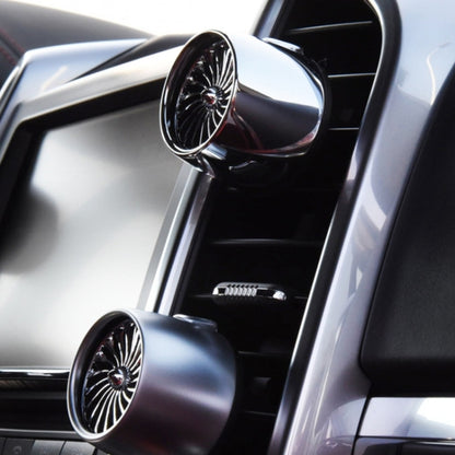 Car Fragrance Super Engine Car Air Conditioning Aroma Diffuser Outlet Ornament, Model: Golden Blue Light by buy2fix