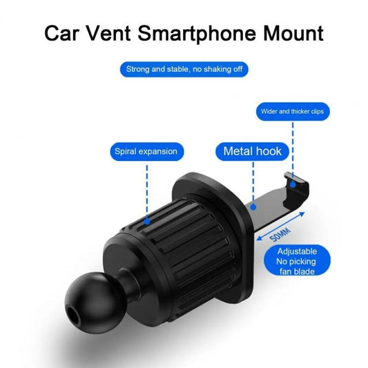 Car Air Outlet Rotating Spiral Hook Tail Clip Mobile Phone Holder(G03) by buy2fix