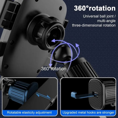 Car Air Outlet Rotating Spiral Hook Tail Clip Mobile Phone Holder(G03) by buy2fix