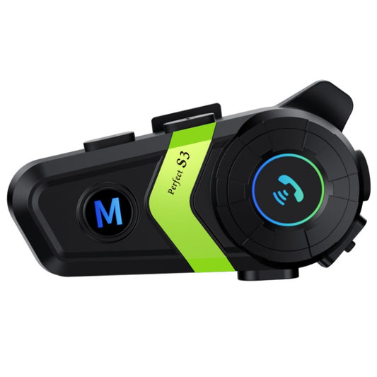 S3 Motorcycle Helmet Bluetooth Headset For Full and Half Helmets(Green) - Motorcycle Walkie Talkie by buy2fix | Online Shopping UK | buy2fix
