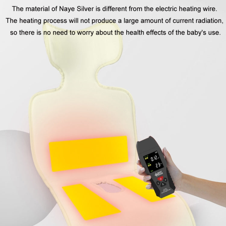 Car USB Heated Seat Cushion Winter Plush Child Seat Pad, Size: 90x32cm(Beige) by buy2fix