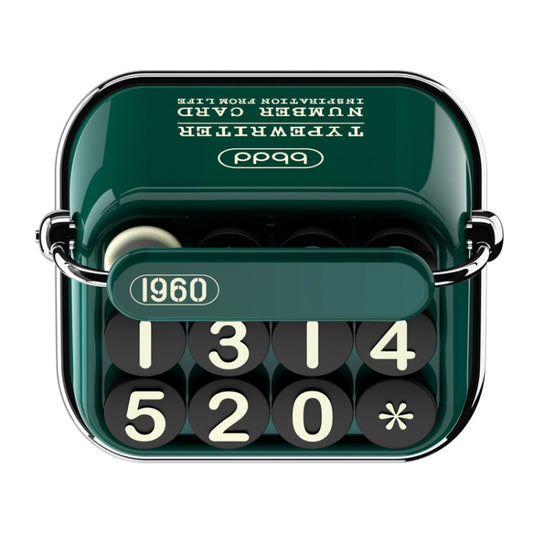 Bbdd Vintage Typewriter Temporary Parking License Plate Car Moving Phone Number Plaque(Green) - Parking Card by bbdd | Online Shopping UK | buy2fix