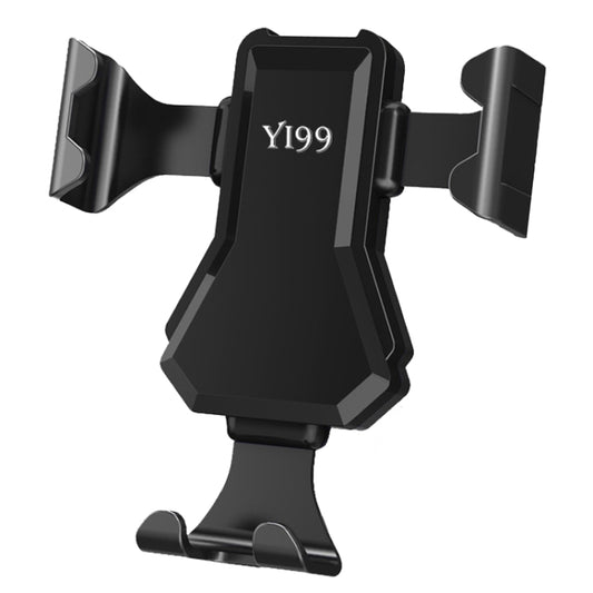 Gravity Car Phone Holder Car Air Vent Clip Type Mount, Package: Colorful Box(Black) by buy2fix