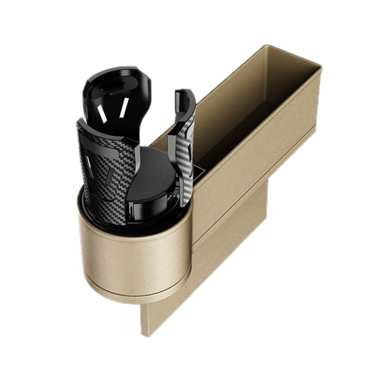 Car Seat Gap Storage Box Car Water Cup Holder Ashtray, Color: Left Beige by buy2fix