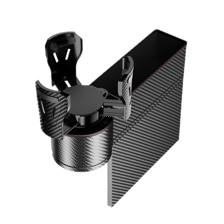 Car Seat Gap Storage Box Car Water Cup Holder Ashtray, Color: Right Carbon Fiber by buy2fix